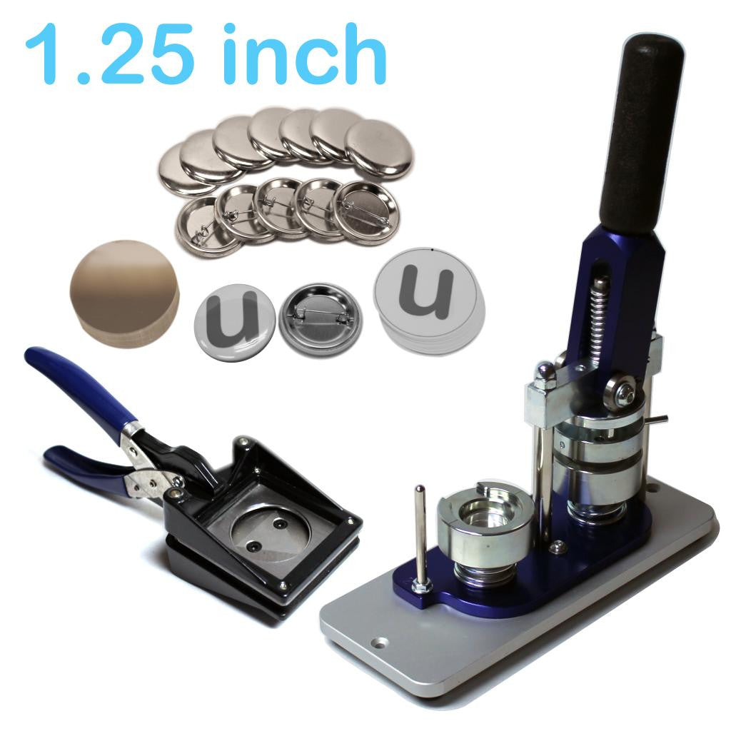 Rental - Button Maker Starter Kit 1.25 Inch ($79.95 + $240 Deposit) - Starter Kits - 17