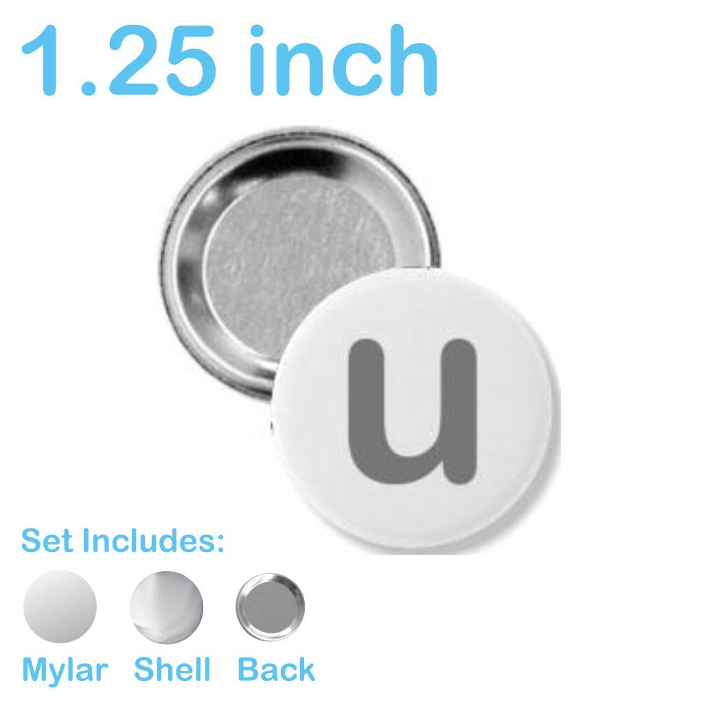 Nothing on Back Button Parts 1.25 Inch / 50 - Button Parts - 3