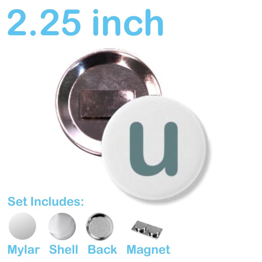 Clothing/Shirt Magnet Button Parts 2.25 Inch / 25 - Button Parts - 6