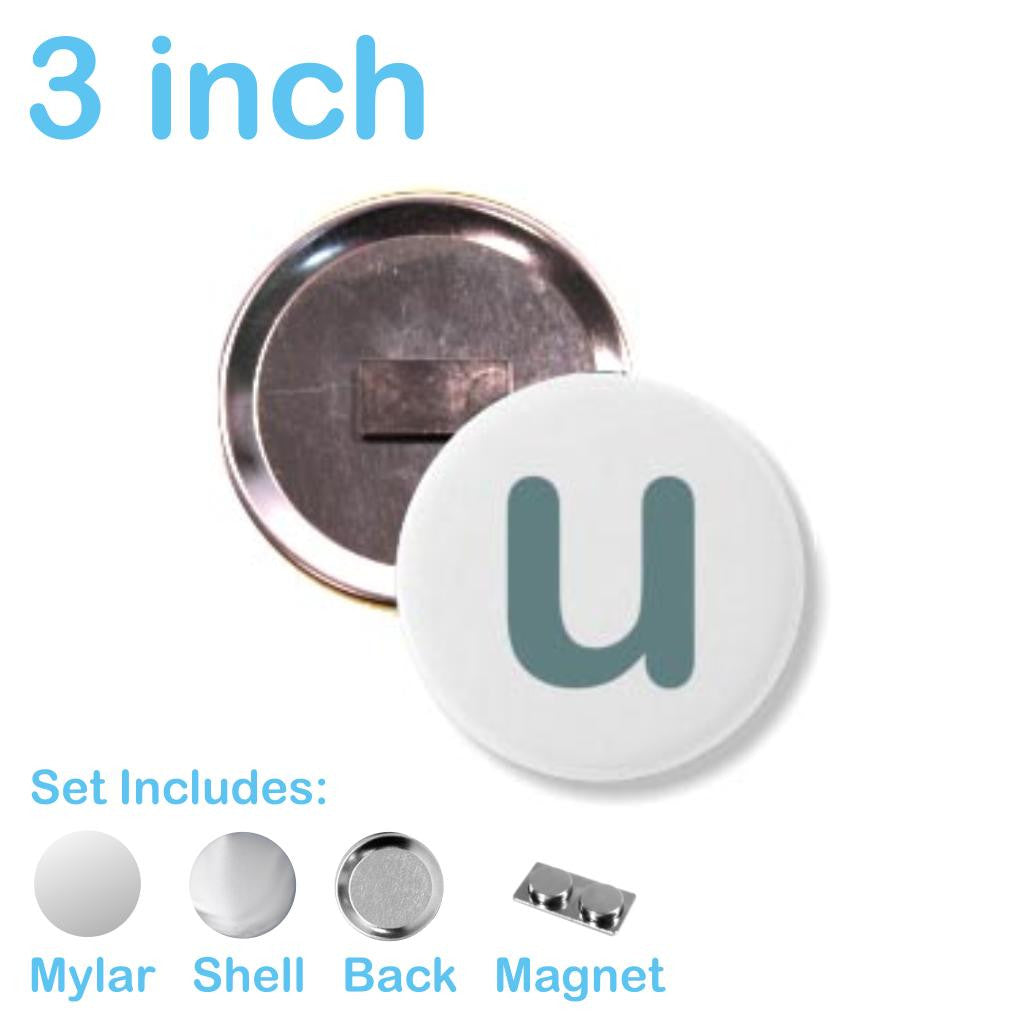 Clothing/Shirt Magnet Button Parts 3 Inch / 25 - Button Parts - 7