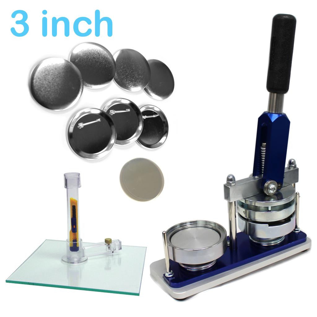 Rental - Button Maker Starter Kit 3 Inch ($89.95 + $230 Deposit) - Starter Kits - 22