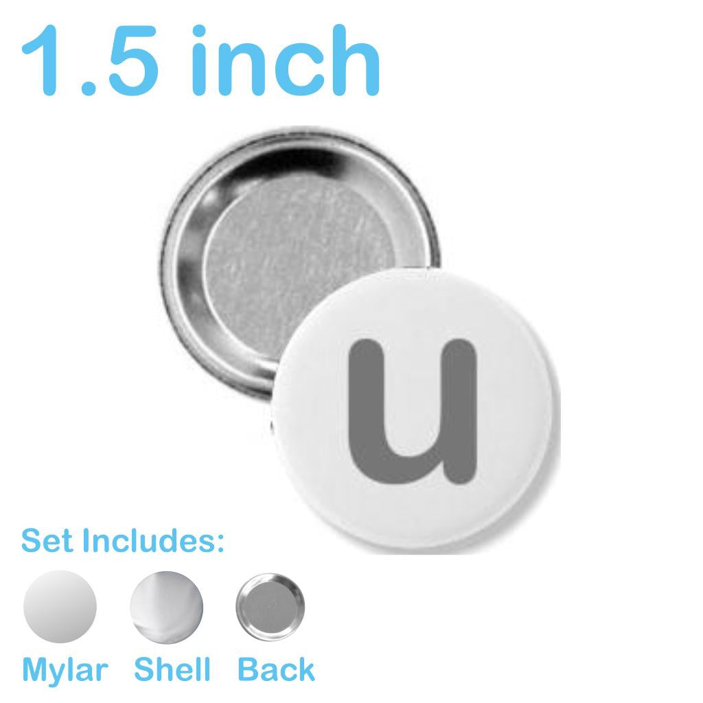 Nothing on Back Button Parts 1.5 Inch / 50 - Button Parts - 4