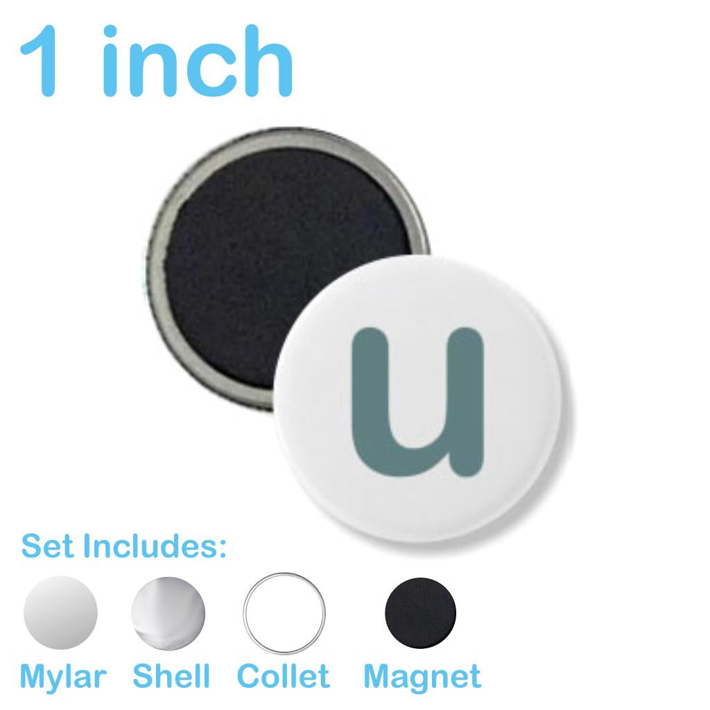 3.5 3-1/2 Inch Magnet Button Parts for Button Maker Machines 100 Parts 
