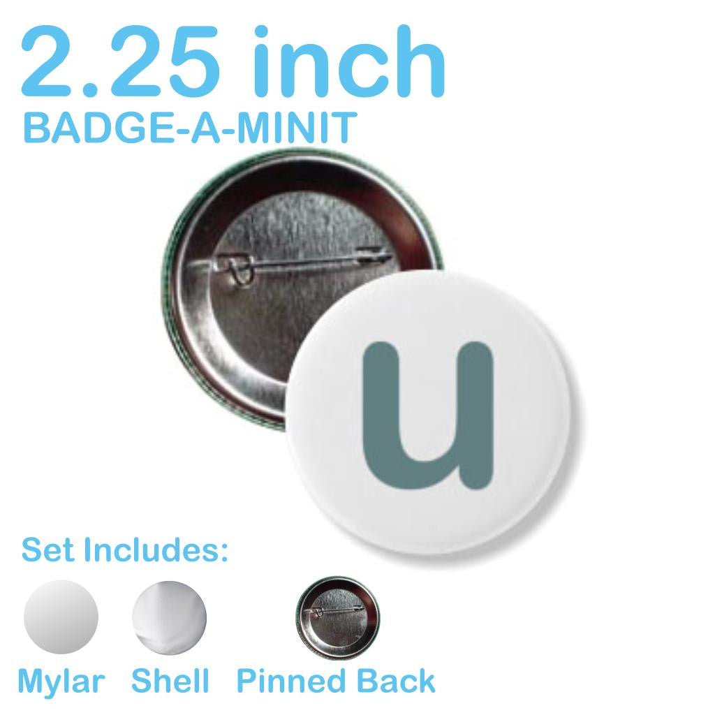 Sample Button Parts Badge-A-Minit Pinback / 2.25 Inch -  - 7