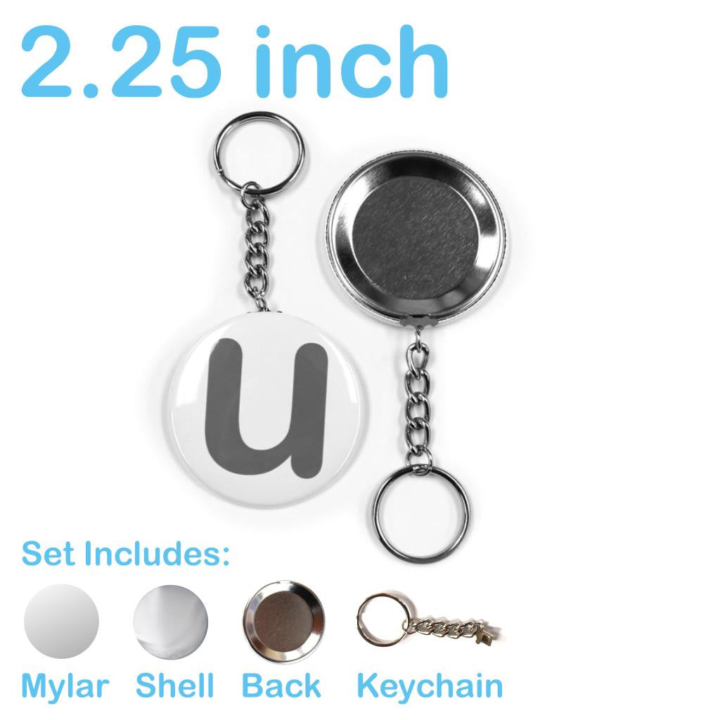 Keychain Button Parts 2.25 Inch / 25 - Button Parts - 5