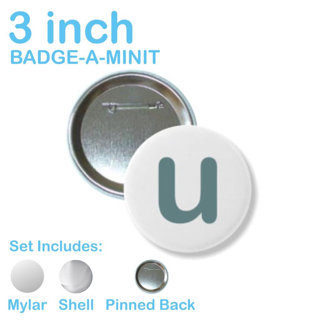 Badge-A-Minit Pinback Button Parts 3 Inch / 100 - Button Parts - 5